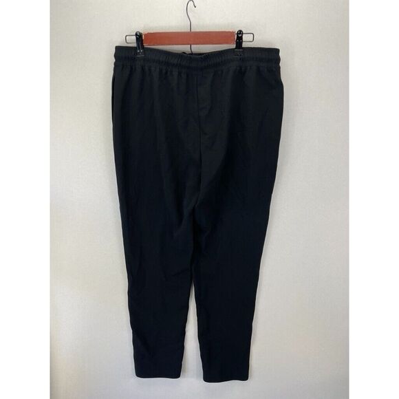 Theory Women's Drawstring Waist Tapered Leg Pockets Jogger Pants Black Size 10 - Picture 6 of 8